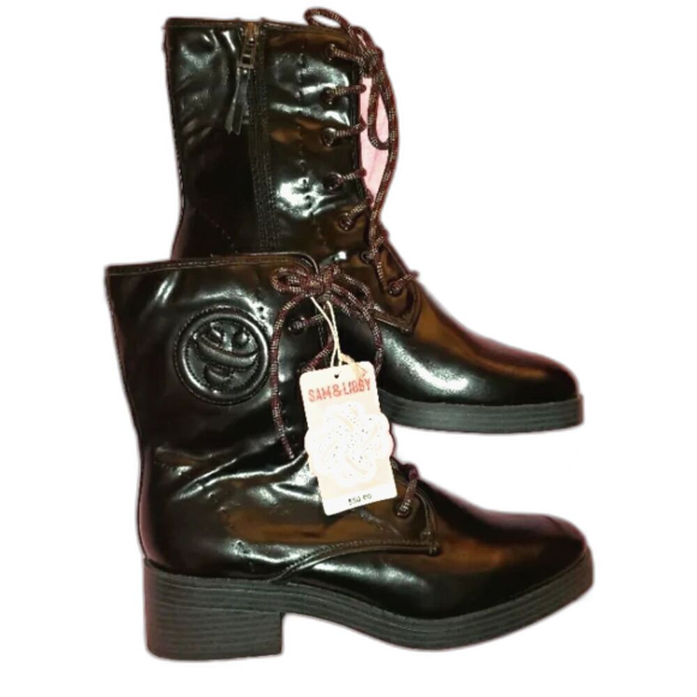 Lace Up Boots Melanie . Size: 11 ........ Sam & Libby . New In The Box